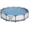 Каркасный бассейн BESTWAY STEEL PRO MAX 366х76см, 6473л + фильтр-насос 1249 л/ч 56416 BW